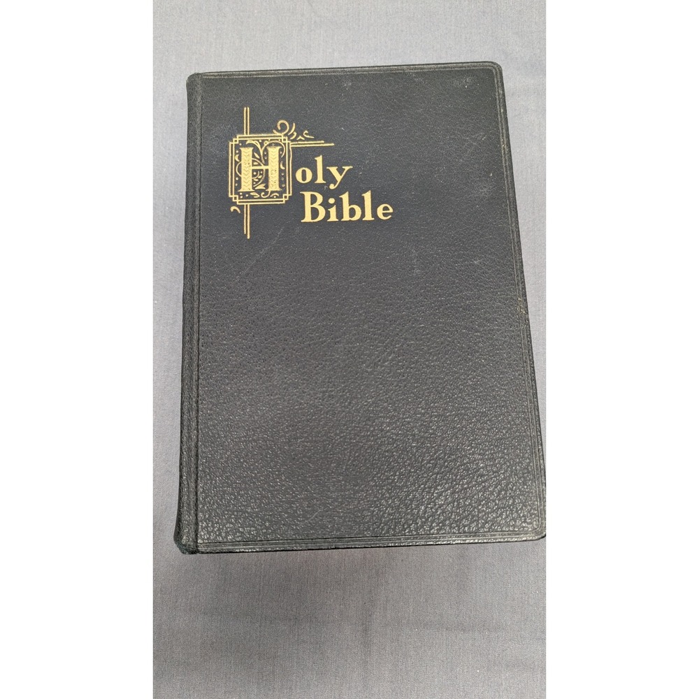 Vintage Saint Joseph New Catholic Edition Holy Bible 1962  Illustrated